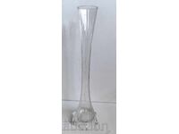 LARGE TALL GLASS VASE VASE