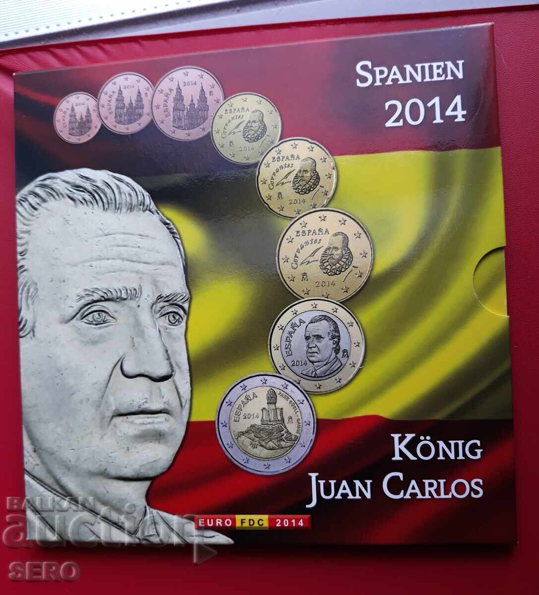 Spain-SET 2014 of 8 euro coins