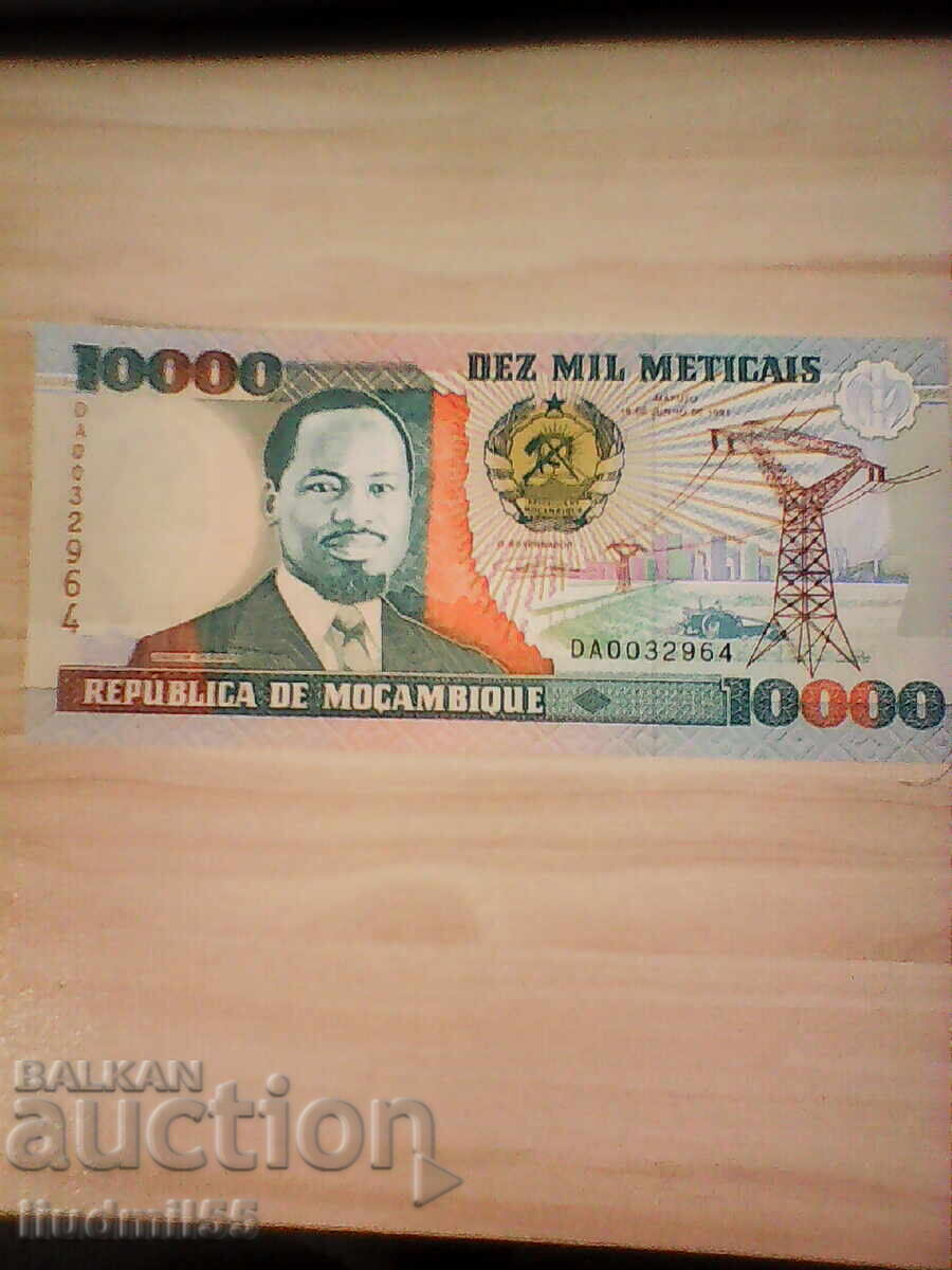 МОЗАМБИК - 10 000 МЕТИКАИ 1991 UNC