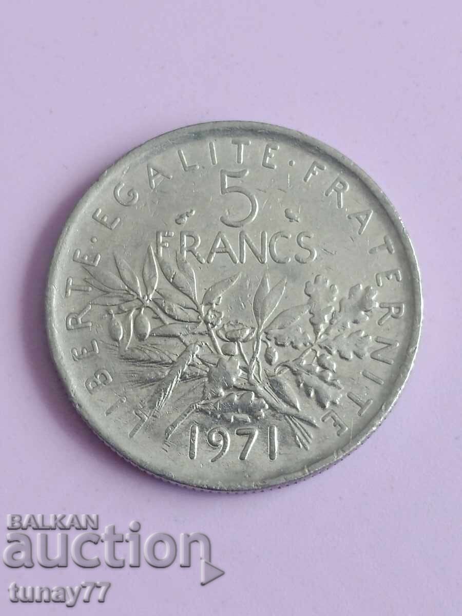 5 francs 1971