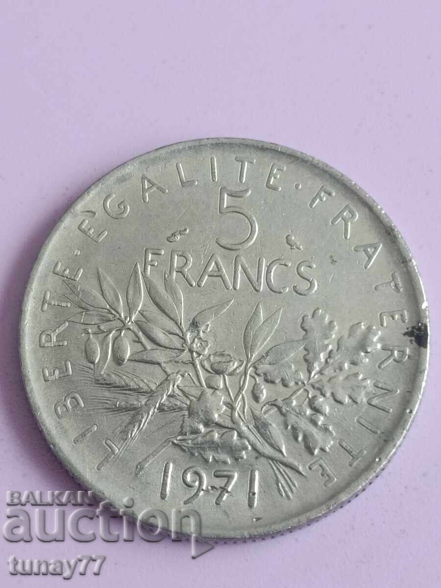 5 francs 1971