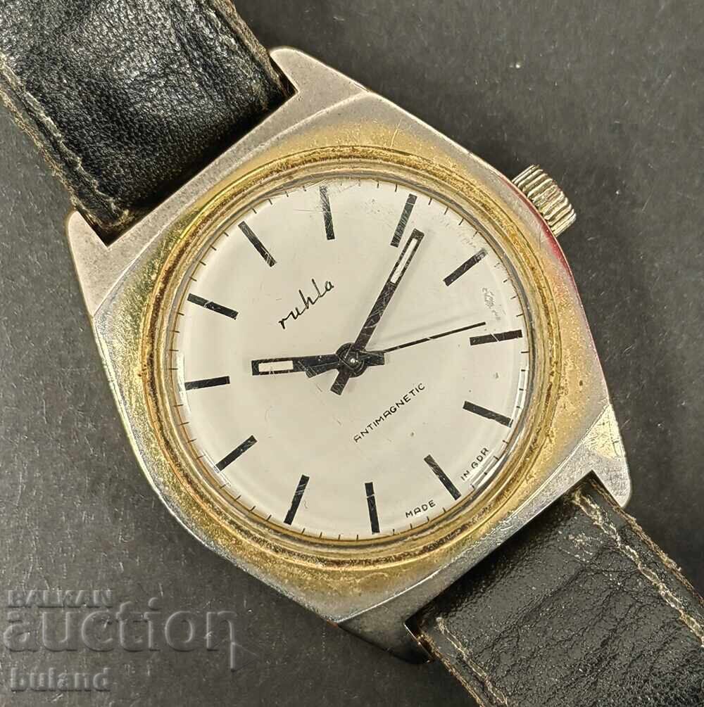 Old Men's German Watch Ruhla UMF 24 Ruhla Rula BZC