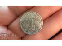 Franța 1 franc, 1943