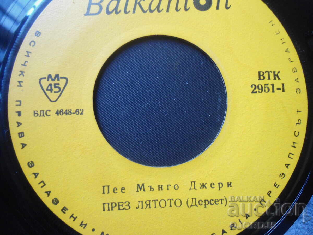 Old gramophone records, small, 6 pieces with price 5.00 BGN | € 2.56 Old gramophone records, small, 6 pieces with price 5.00 BGN | € 2.56