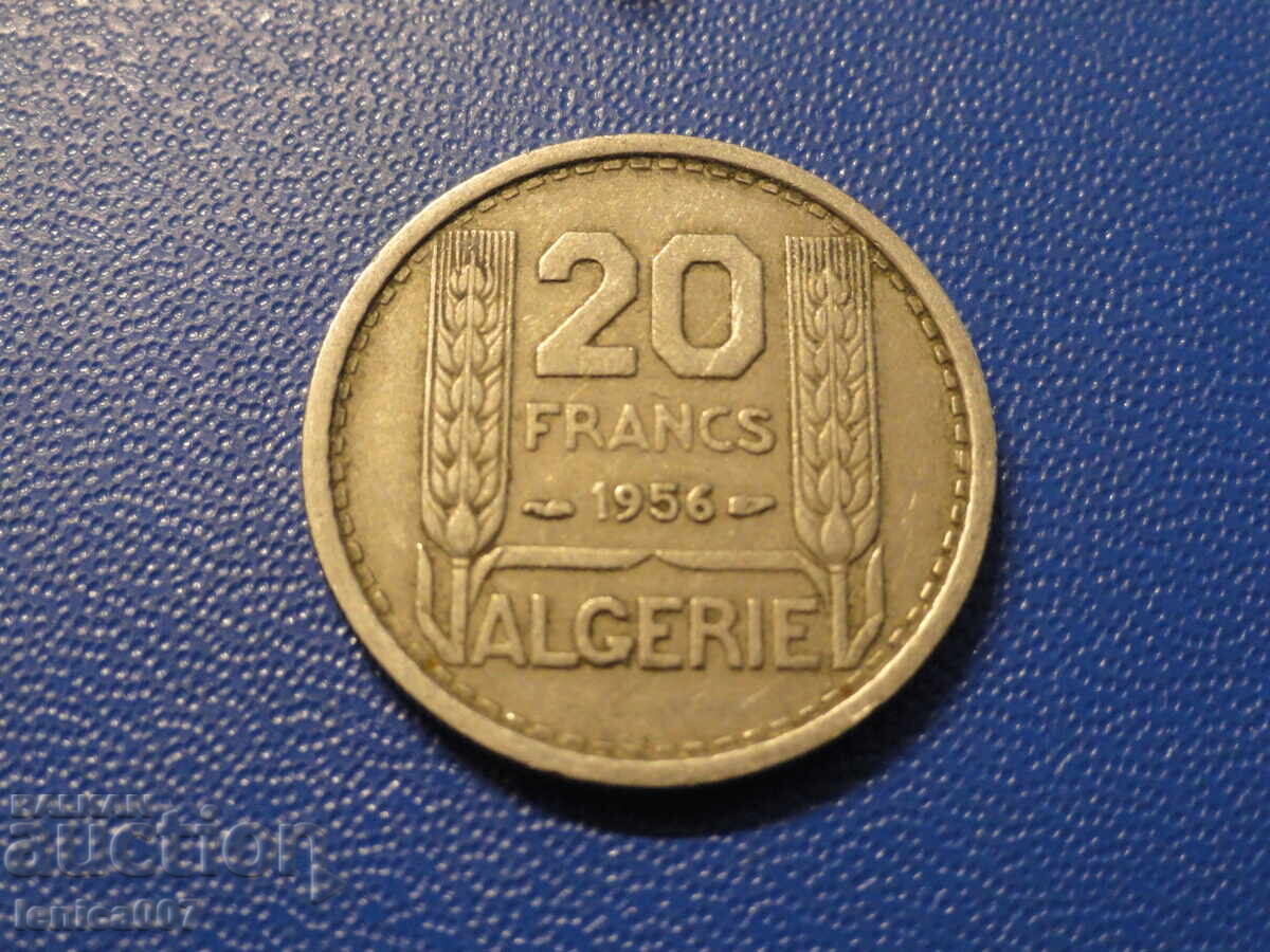 Algeria 1956 - 20 francs - 5 Algeria 1956 - 20 francs - 5