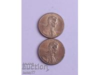 Lot 1 1 cent 2 pcs