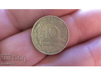 France 10 centimes, 1967