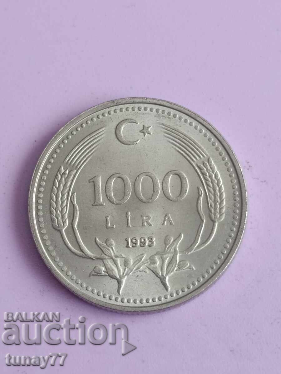 1000 de lire sterline 1993