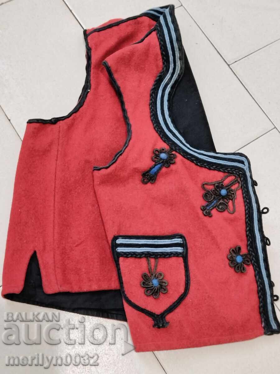 Vest, old vest with braids, costume, poturi - 7 Vest, old vest with braids, costume, poturi - 7