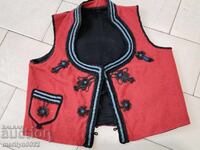 Vest, old vest with braids, costume, poturi