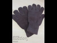 Machine-knitted women's elastic five-finger gloves