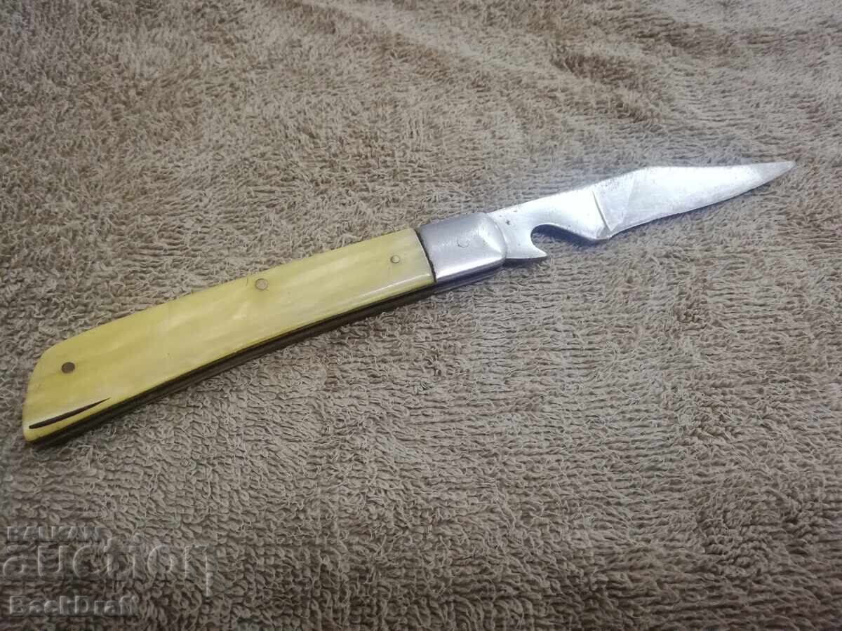 Auction  Old Sots pocket knife with opener Sickle and Hammer