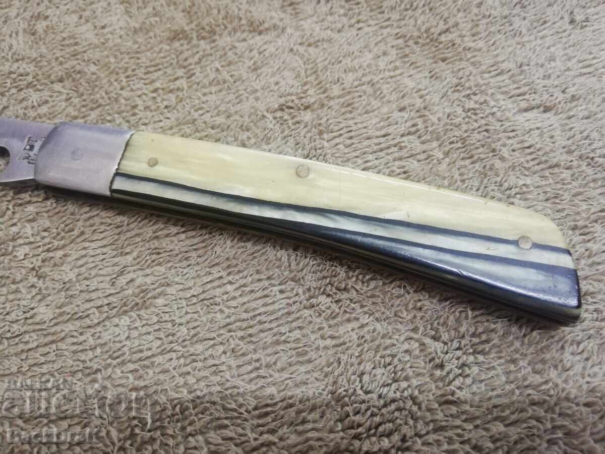 Delivery of Old Sots pocket knife with opener Sickle and Hammer