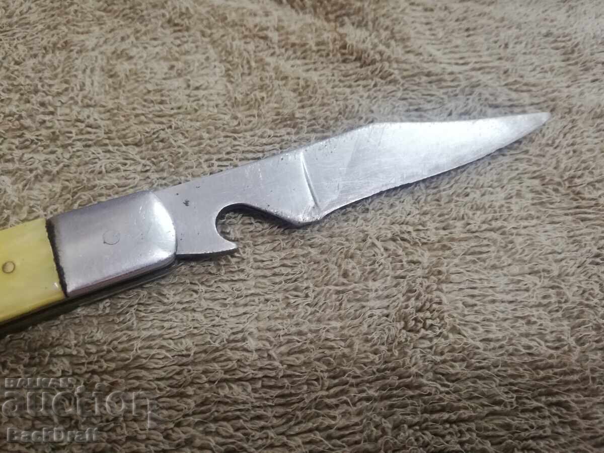 Old Sots pocket knife with opener Sickle and Hammer - 5