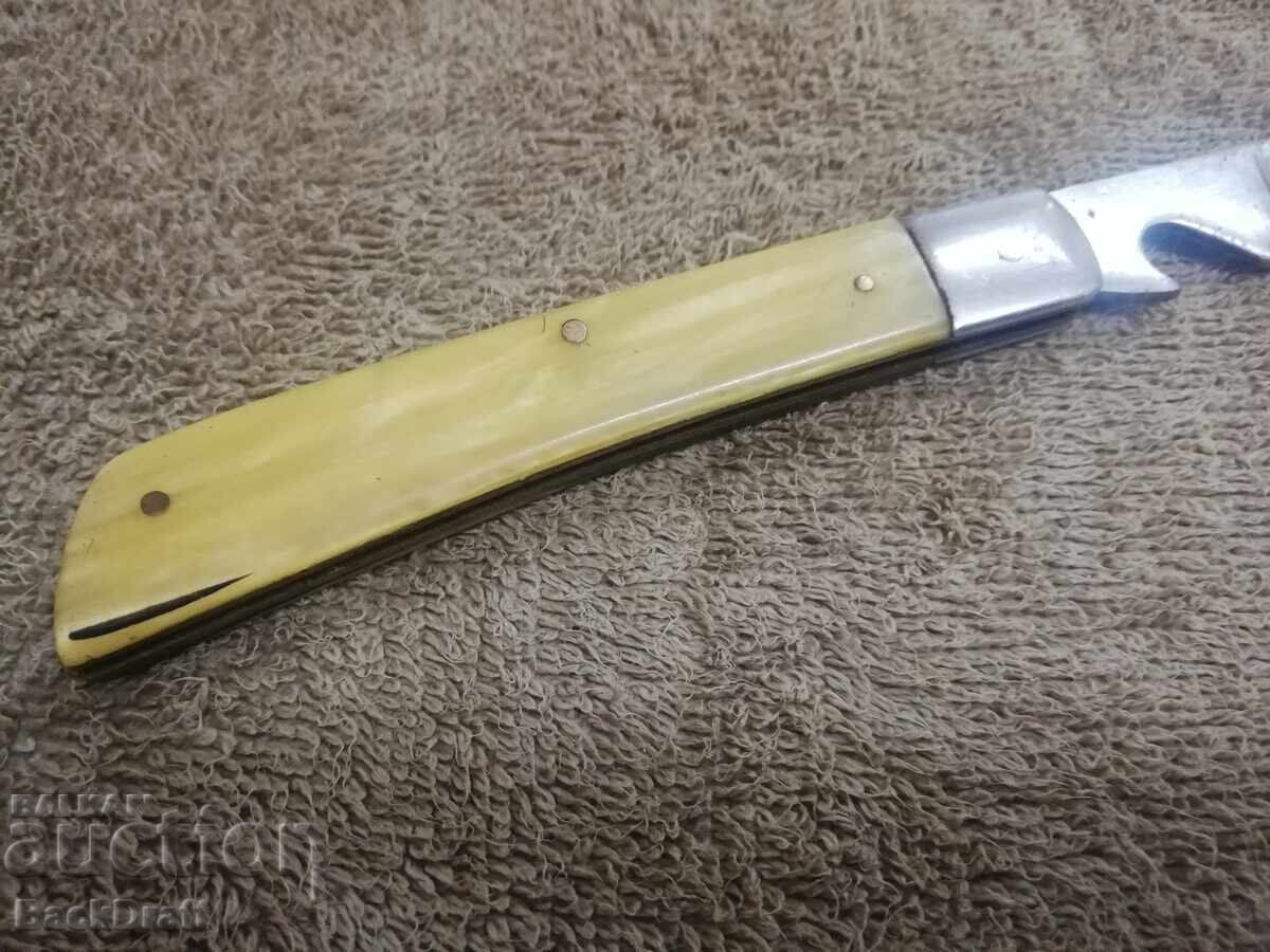 Old Sots pocket knife with opener Sickle and Hammer - 7