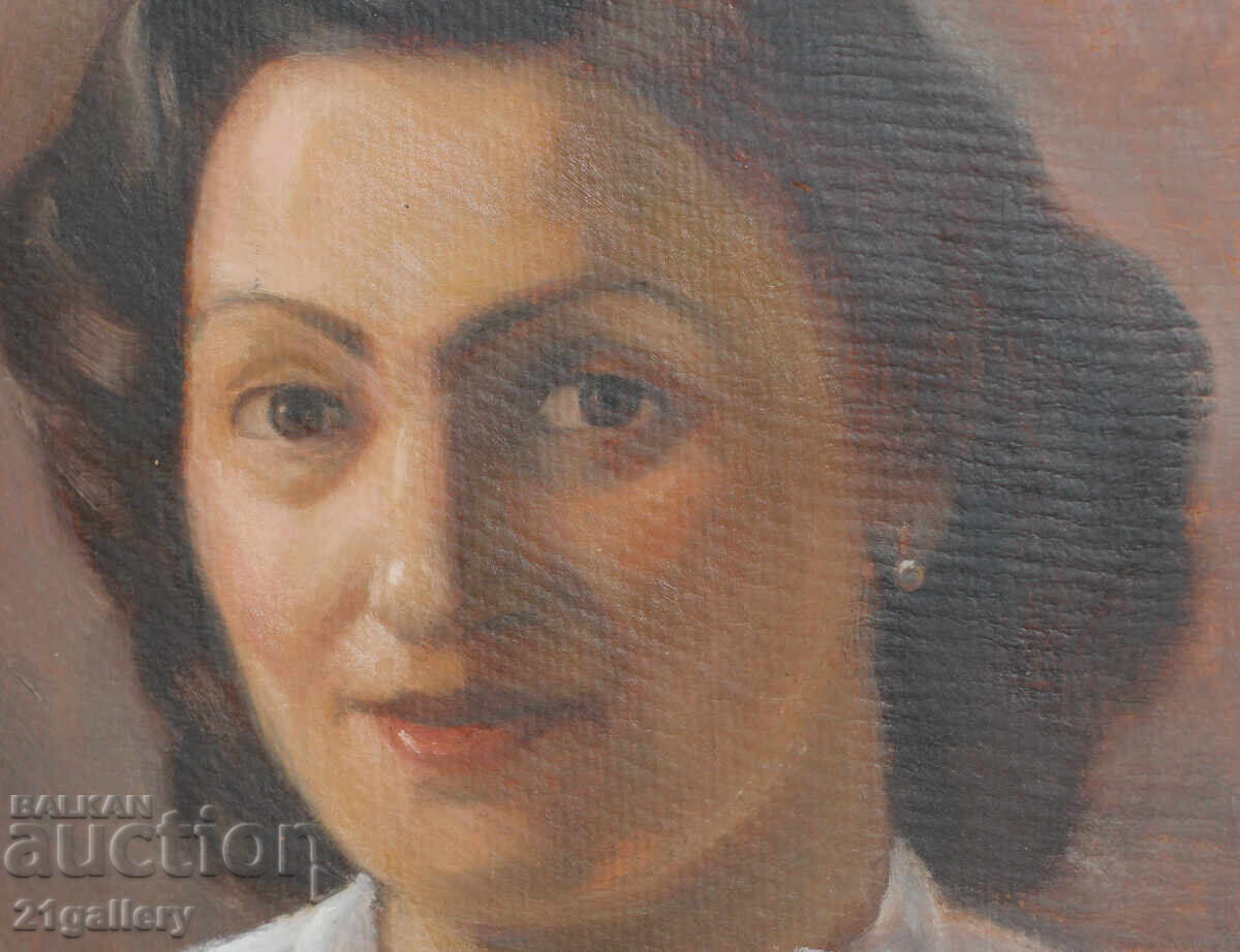 Delivery of Georgi Vassilev (1885-1972) portrait, oil paints
