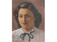 Georgi Vassilev (1885-1972) portret, picturi în ulei