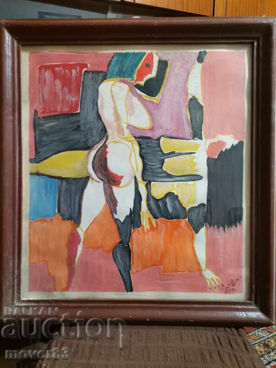 Pictura abstractă. Acril. anul 1993