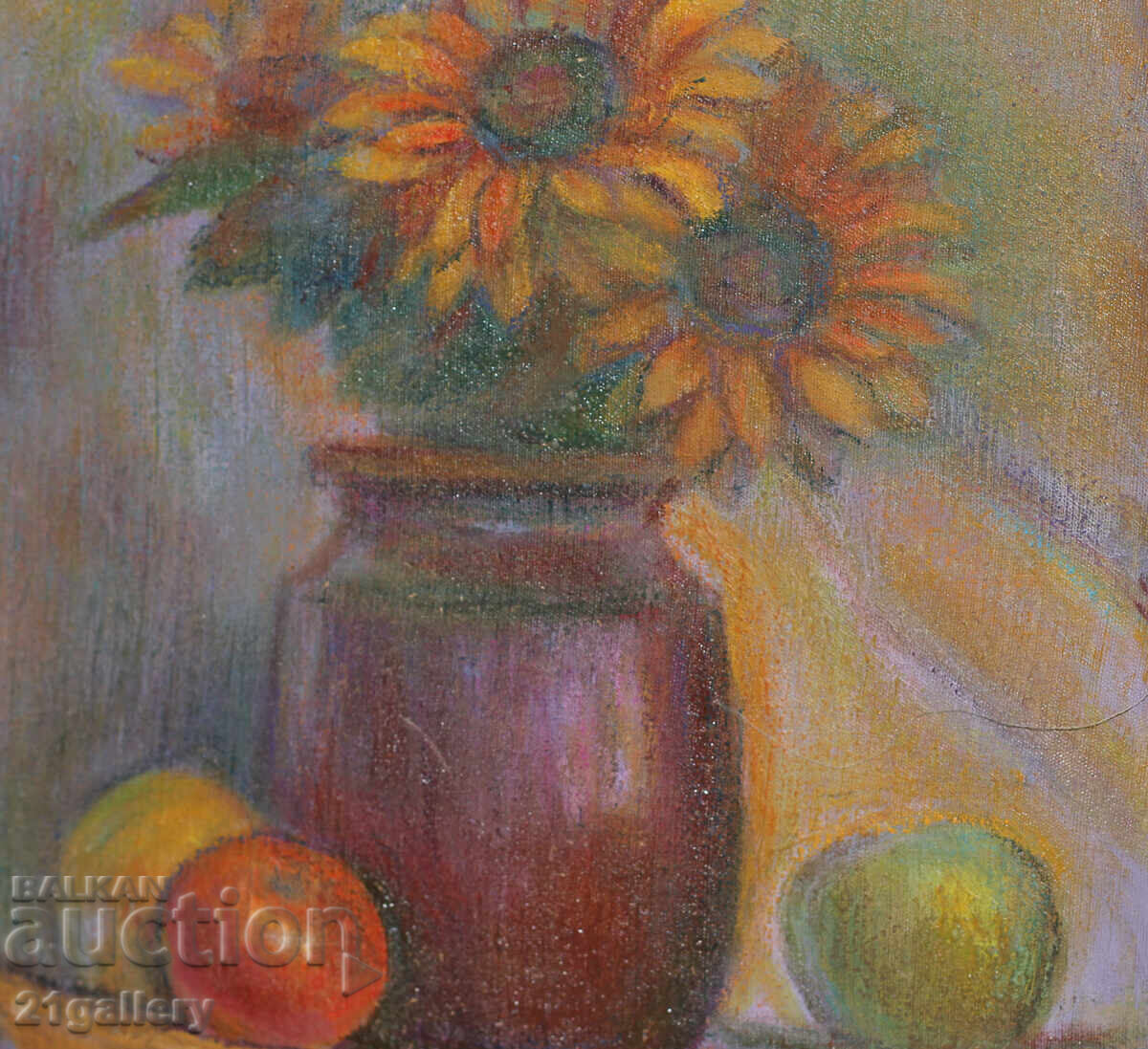 Ελκα Ναϊντένοβα (1932 – 2016) Νεκρή φύση με βάζο και λουλούδια - 6 Ελκα Ναϊντένοβα (1932 – 2016) Νεκρή φύση με βάζο και λουλούδια - 6