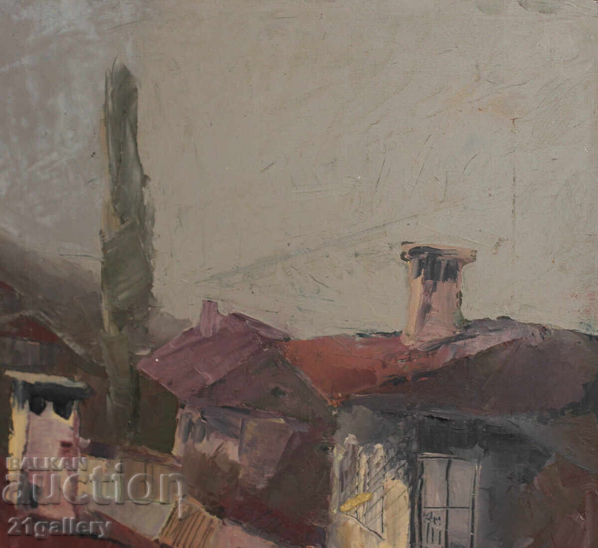 Delivery of Stefan Stefanov /Oil painting /landscape /signed 88. Delivery of Stefan Stefanov /Oil painting /landscape /signed 88.