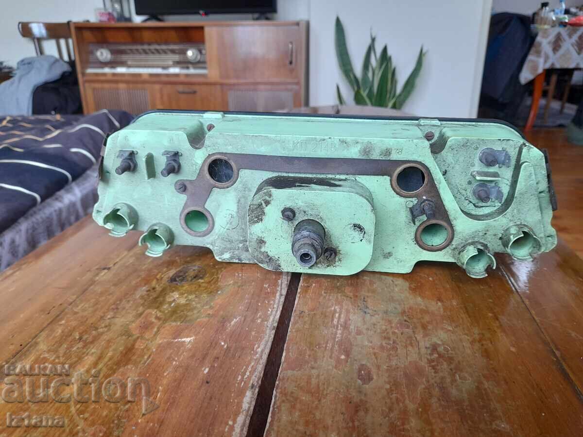 Old dashboard, mileage ZAZ - 5