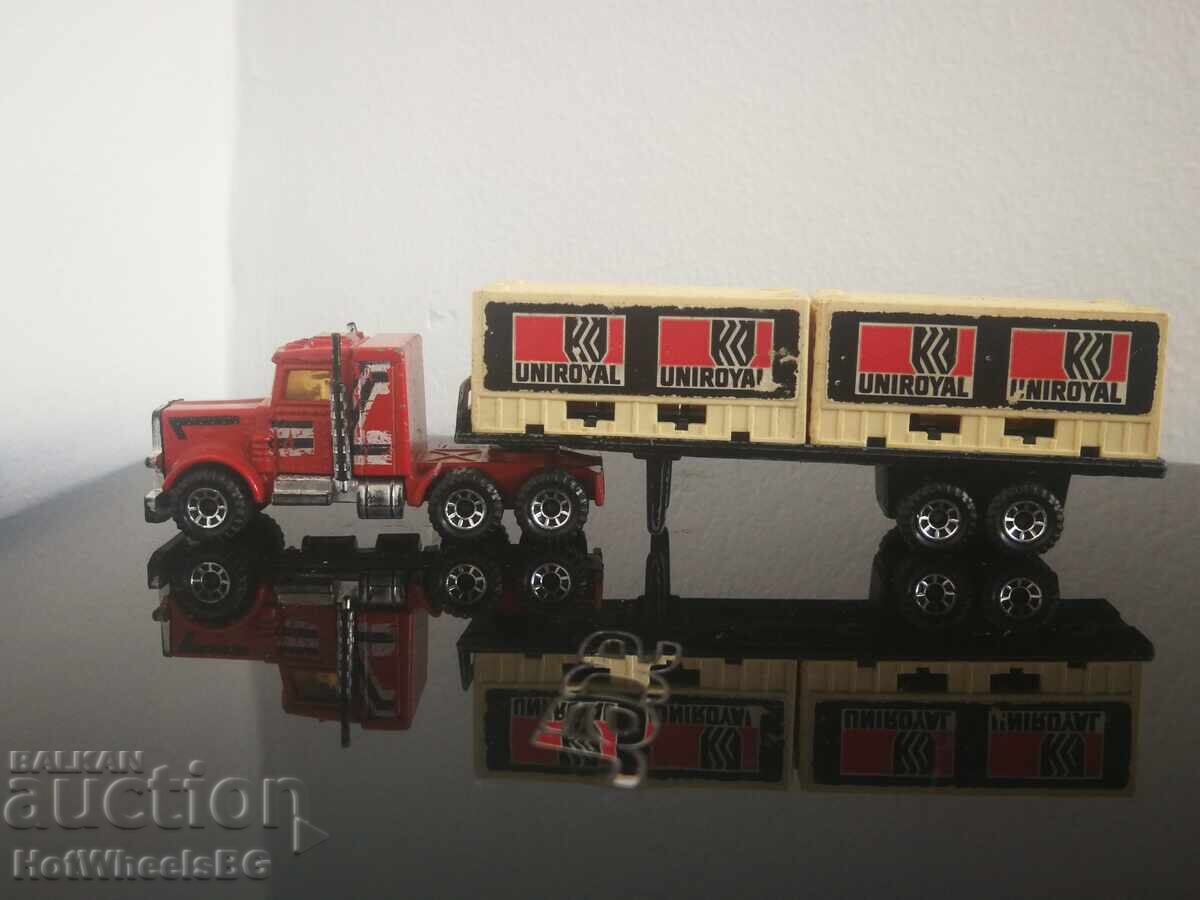 Matchbox Convoy CY-3 Peterbilt Double Container Truck-Uniroy