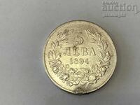 Bulgaria 5 leva 1894