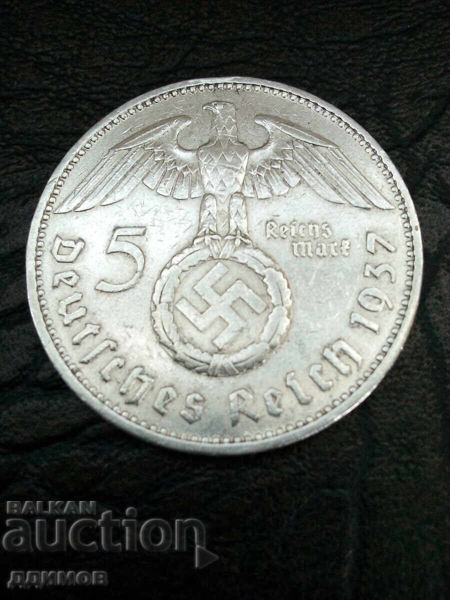 5 marks 1937 Germany