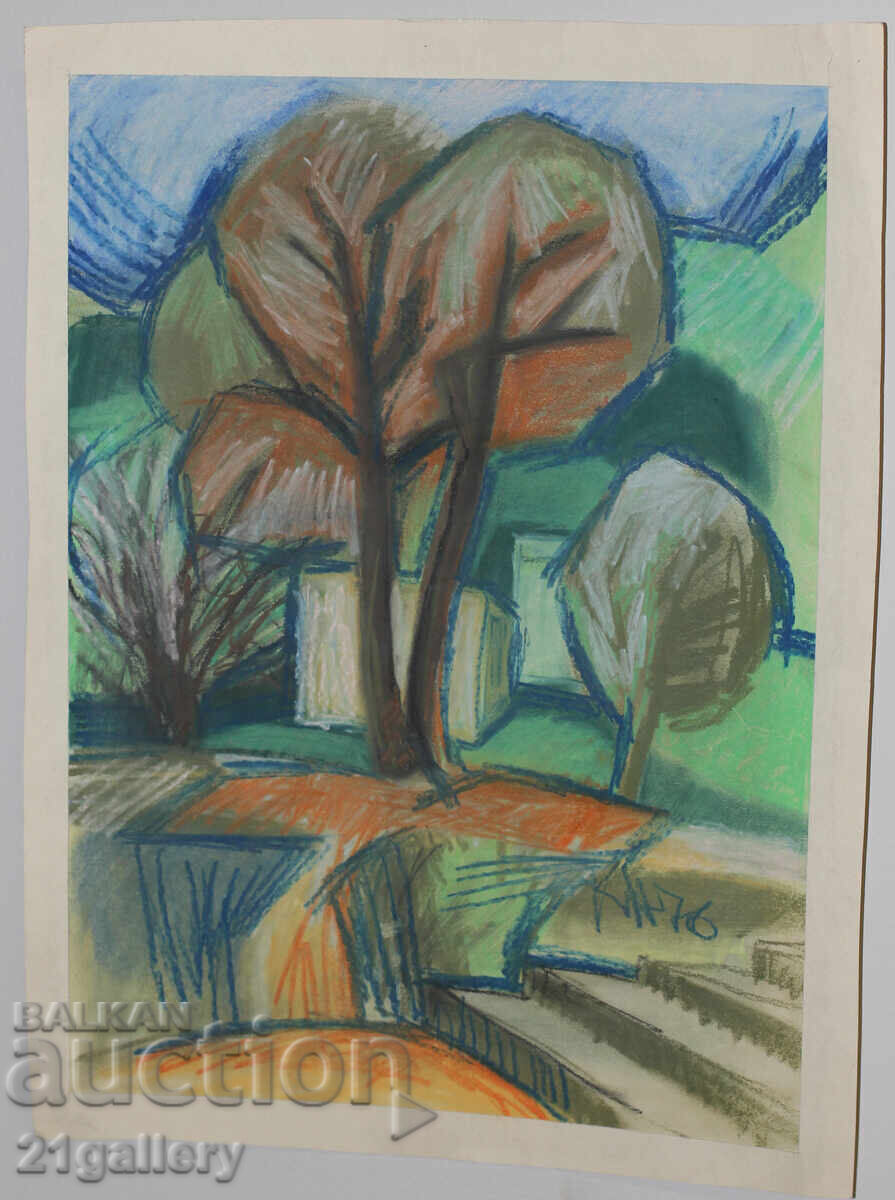 Δημοπρασία Kiril Nedyalkov (1940 – 2023) Παστέλ / Τοπίο Δημοπρασία Kiril Nedyalkov (1940 – 2023) Παστέλ / Τοπίο