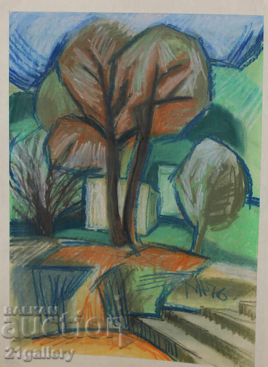 Kiril Nedyalkov (1940 – 2023) Παστέλ / Τοπίο Kiril Nedyalkov (1940 – 2023) Παστέλ / Τοπίο