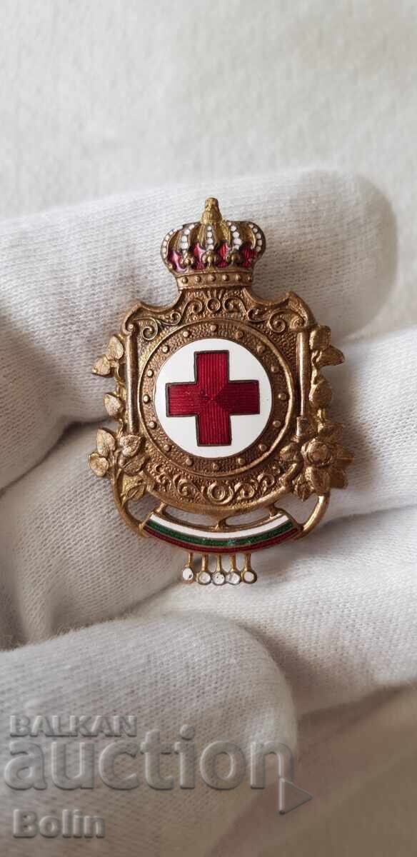 Auction Royal Bulgarian Badge, Red Cross Badge Boris III Auction Royal Bulgarian Badge, Red Cross Badge Boris III