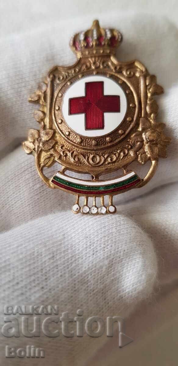 Delivery of Royal Bulgarian Badge, Red Cross Badge Boris III Delivery of Royal Bulgarian Badge, Red Cross Badge Boris III