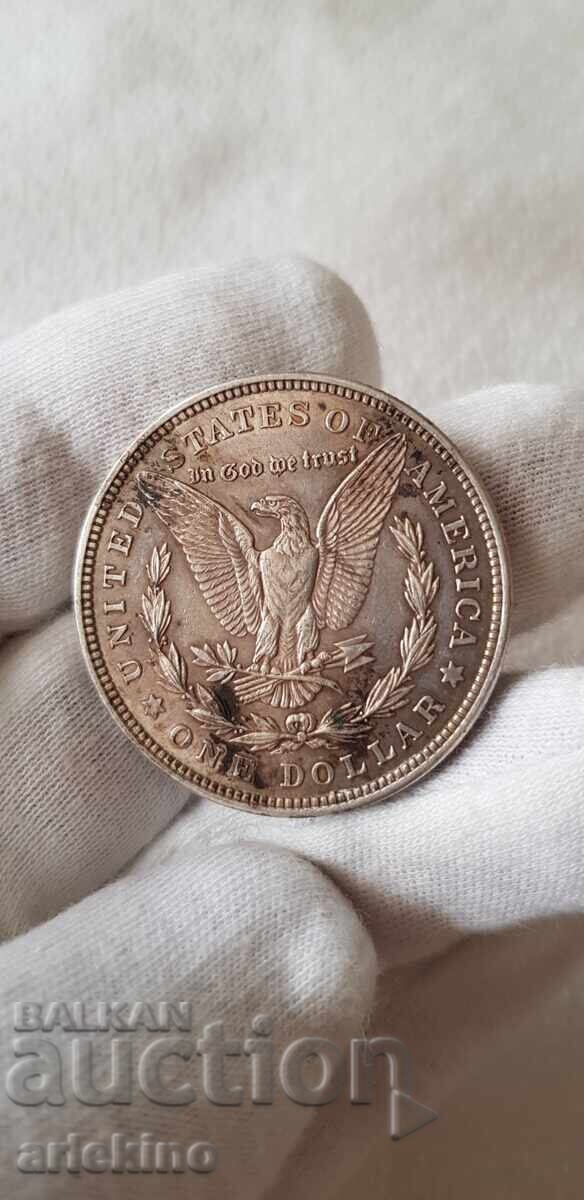 Collectible silver coin 1 dollar 1921 America - 5 Collectible silver coin 1 dollar 1921 America - 5
