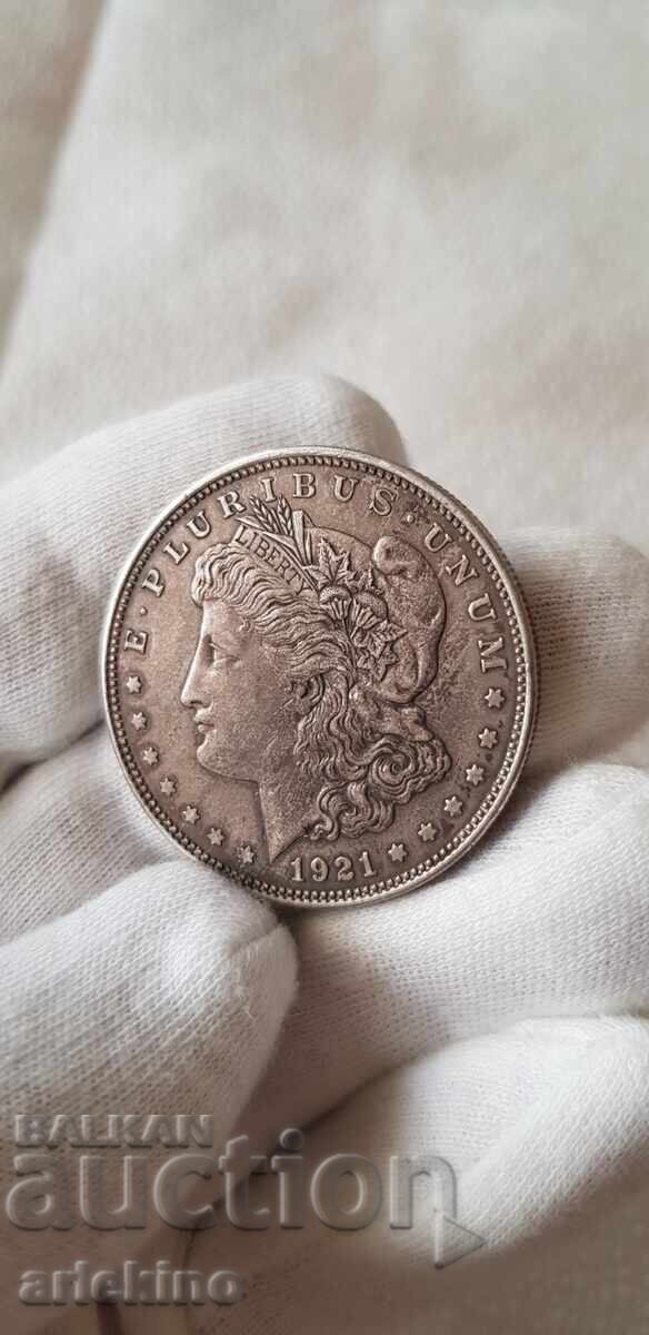 Collectible silver coin 1 dollar 1921 America - 6 Collectible silver coin 1 dollar 1921 America - 6