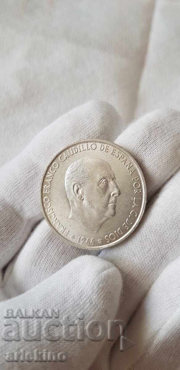 Quality silver coin 100 pesetas 1966 Spain with price 95.00 BGN | € 48.57 Quality silver coin 100 pesetas 1966 Spain with price 95.00 BGN | € 48.57