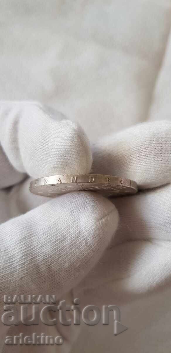 Auction Quality silver coin 100 pesetas 1966 Spain Auction Quality silver coin 100 pesetas 1966 Spain