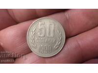 Bulgaria 50 stotinki, 1990