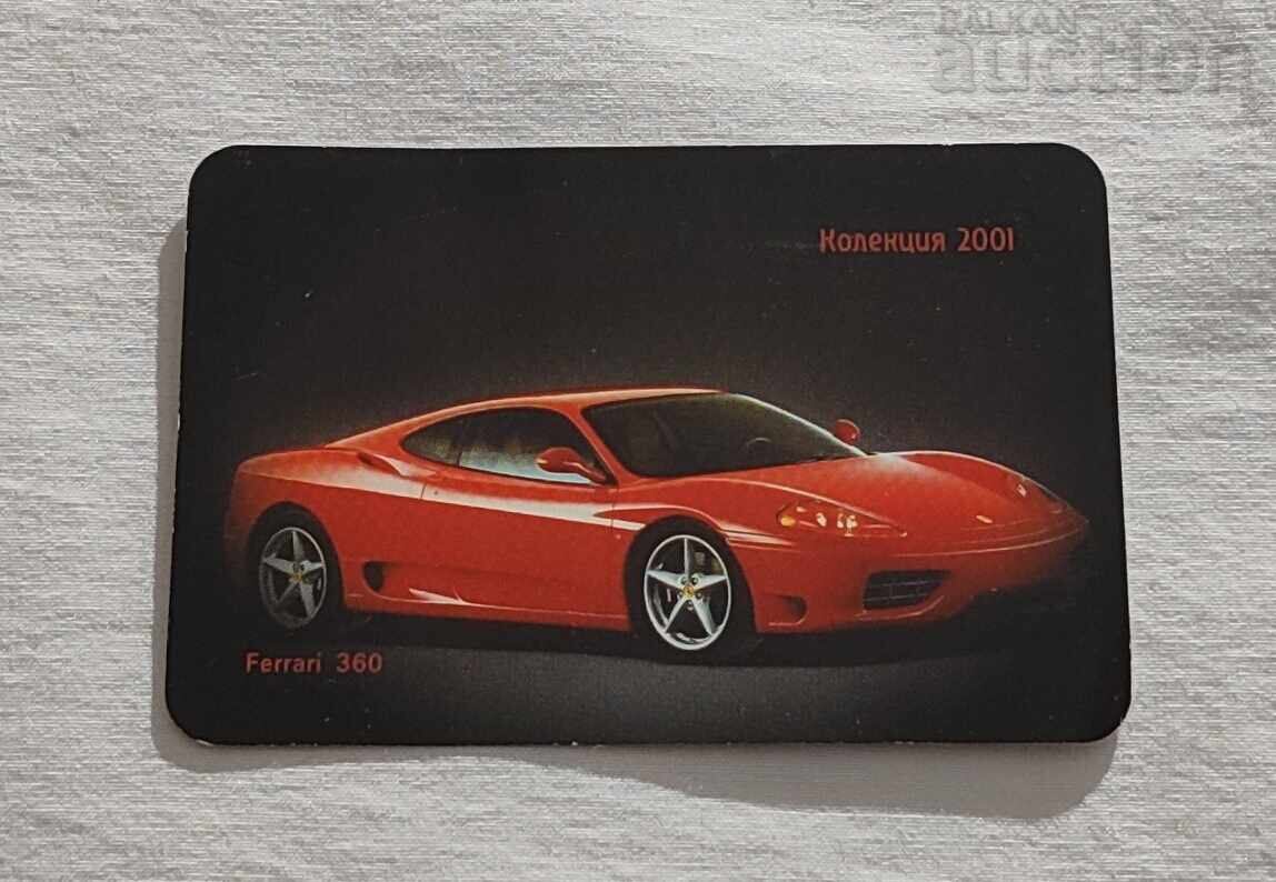 FERRARI 360 CALENDAR COLLECTION 2001