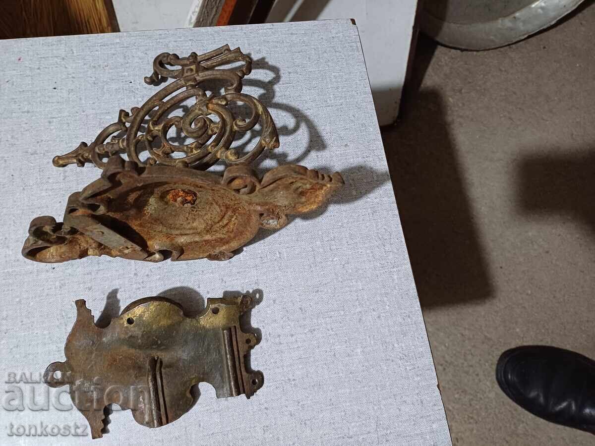 2 pcs. Iron ornaments 1910 2h with price 50.00 BGN | € 25.56 2 pcs. Iron ornaments 1910 2h with price 50.00 BGN | € 25.56