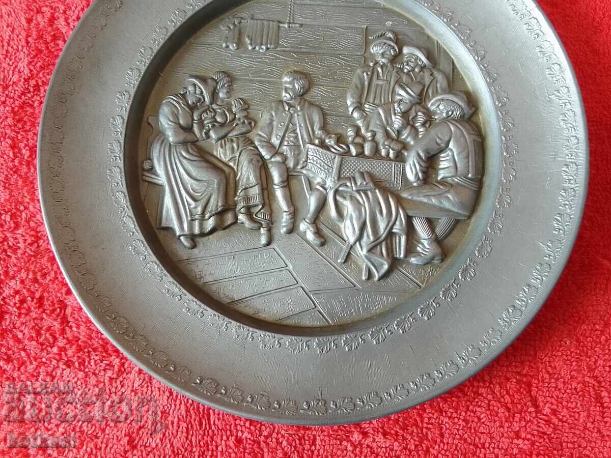 Old metal wall plate Germany Men Women with price 21.00 BGN | € 10.74 Old metal wall plate Germany Men Women with price 21.00 BGN | € 10.74