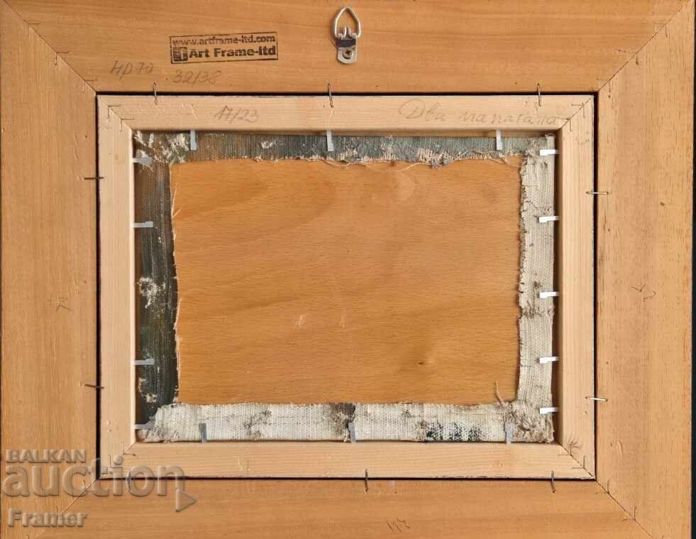 Suli Seferov Two Parrots 1990 early oil painting - 6 Suli Seferov Two Parrots 1990 early oil painting - 6