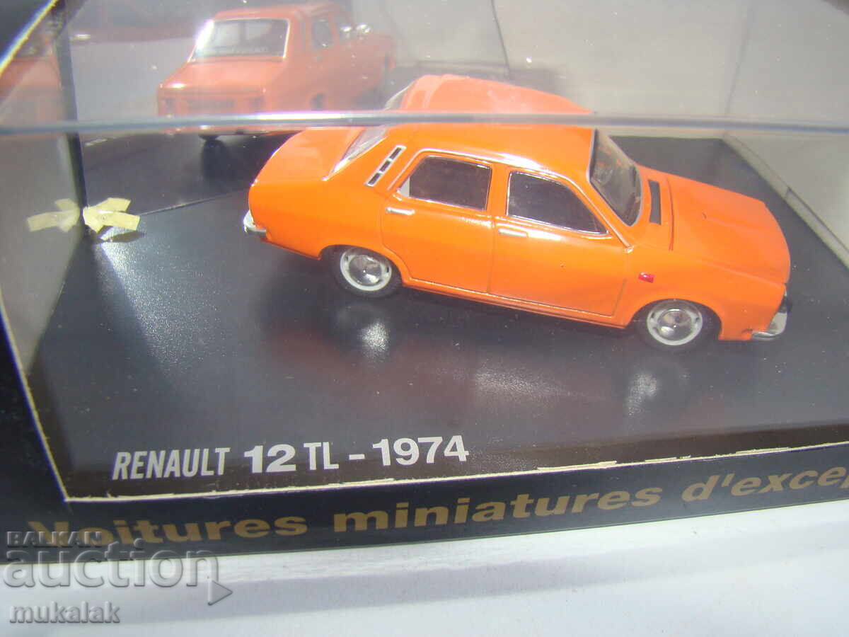 Auction NOREV 1/43 RENAULT 12 1974 TOY TROLLEY MODEL Auction NOREV 1/43 RENAULT 12 1974 TOY TROLLEY MODEL