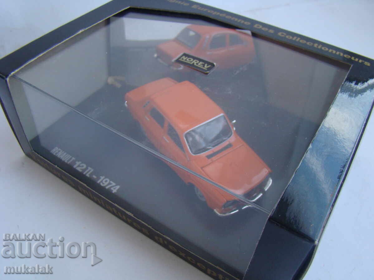 NOREV 1/43 RENAULT 12 1974 TOY TROLLEY MODEL - 6 NOREV 1/43 RENAULT 12 1974 TOY TROLLEY MODEL - 6