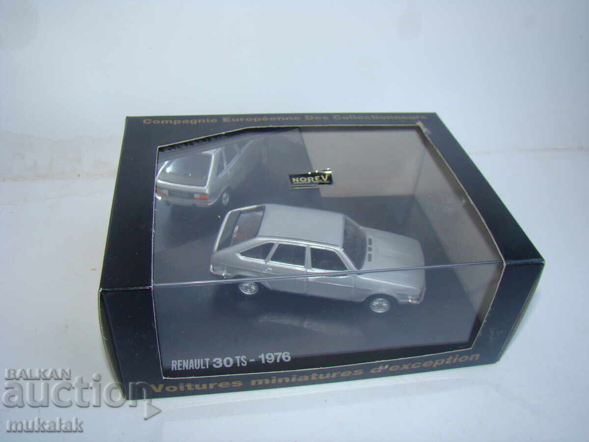 NOREV 1/43 RENAULT 30 1976 TOY TROLLEY MODEL