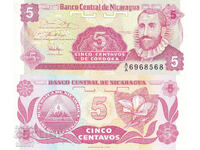 tino37- NICARAGUA - 5 CENTAVOS - 1991 - UNC