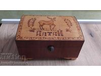 Wooden box for collectors, excellent