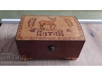 Wooden box for collectors, excellent