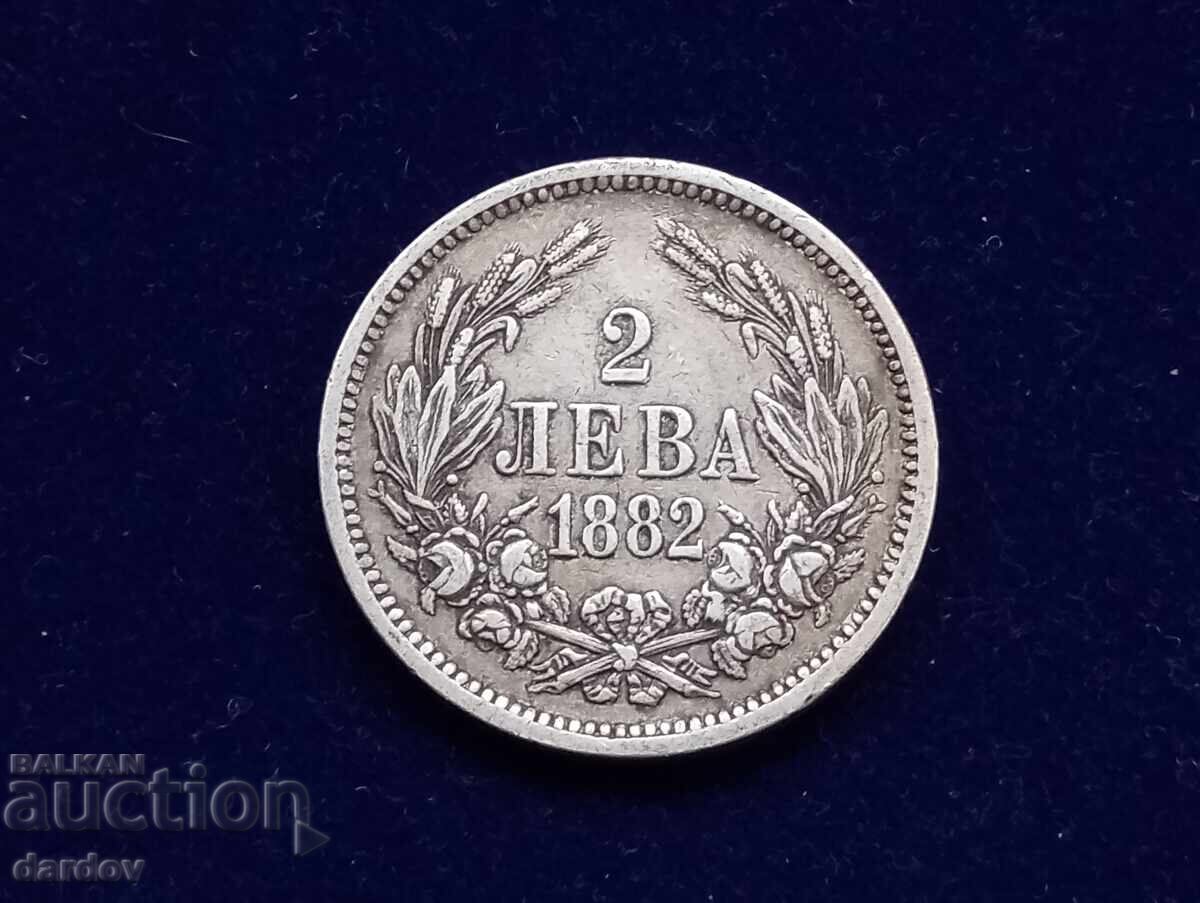 България 2 лева 1882 год.