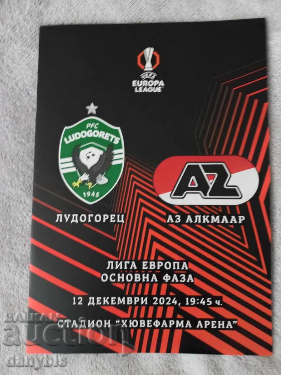 Program de fotbal - Ludogorets - AZ Alkmaar