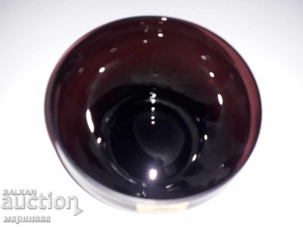 Auction CUP. DARK PURPLE GLASS Auction CUP. DARK PURPLE GLASS